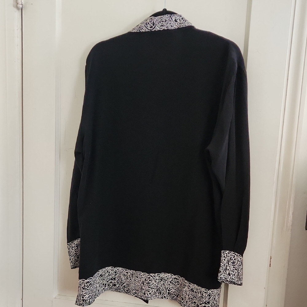 Diane Von Furstenberg Monochrome Silk Top - Picture 3 of 3